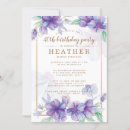 Recherche de purple and gold anniversaire invitations Violet