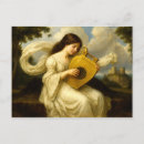 Recherche de lyre cartes postales Musique