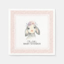 Recherche de fleurs pastel serviettes Baby shower fille