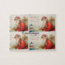 Recherche de père noël vintage puzzles Traditionnel