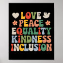 Recherche de paix et amour posters Protestation