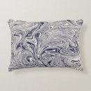 Recherche de tourbillon coussins Bleu foncé