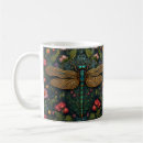 Recherche de libellule vintage tasses Fleurs