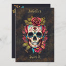 Recherche de crâne fleuri cartes postales Dia de los muertos