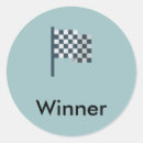 Recherche de gagnant autocollants Race