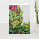Recherche de aquarelle pâques cartes Fleurs de printemps
