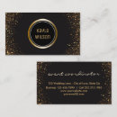 Recherche de organisateur de mariage cartes visite Customer