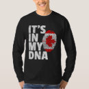 Recherche de drapeau canadien tshirts Dna