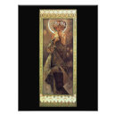 Suche nach vintager mond poster Mucha