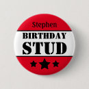 Suche nach schwarzes rotes weiß buttons Geburtstag