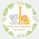 Recherche de animal bébé autocollants Animaux de la jungle