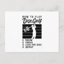 Suche nach golf spielen postkarten Discgolf