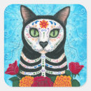 Recherche de día de muertos autocollants Crâne de sucre