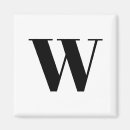 Recherche de initiale monogramme magnets Moderne