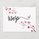 Recherche de fleurs de cerisier japonaises invitations Mariée