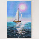 Recherche de bateau voile puzzles Mer