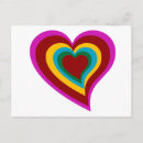 Recherche de coeur rose rouge cartes postales Jour des valentines