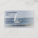 Suche nach segel weg visitenkarten Strand