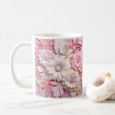 Recherche de fleurs imprimées tasses Décoration intérieure