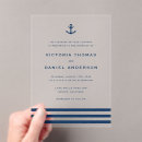 Recherche de ancre bleue invitations Nautique