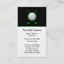 Recherche de balle de golf cartes visite Entraîneur