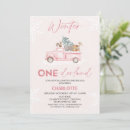 Recherche de winter 1ans anniversaire invitations Rose