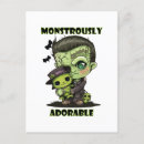 Recherche de monstres cartes postales Mort vivant