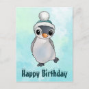 Recherche de pinguin cartes postales Hiver