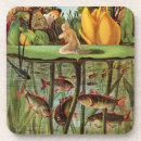 Recherche de nénuphar dessous de verres L'eau