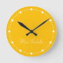 Recherche de jaune blanc horloges Minimaliste