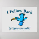 Recherche de oiseaux bleus posters Feuille