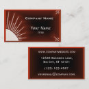 Recherche de soleil rouge cartes visite Affaires