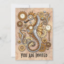 Recherche de animal steampunk invitations Rétro
