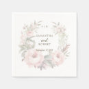Recherche de roses romantiques serviettes Floral