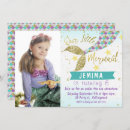 Suche nach schwanz einladungen Meerjungfrau