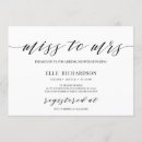 Recherche de miss to mrs bridal shower invitations Moderne