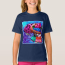 Recherche de poissons abstraits tshirts Bleu