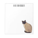Recherche de cat blocsnotes Siamois