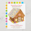Recherche de gingerbread house invitations Maison
