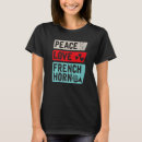 Recherche de french horn tshirts Français