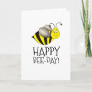 Recherche de abeille heureuse vœux cartes D'anniversaire