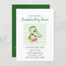 Recherche de hibiscus baby shower invitations Aquarelle
