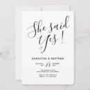 Recherche de oui invitations Minimaliste
