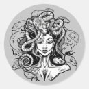 Recherche de medusa autocollants Serpent