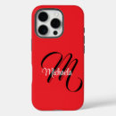 Recherche de rouge blanc noir iphone coques Monogramme