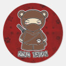 Recherche de ninja mignon autocollants Animal