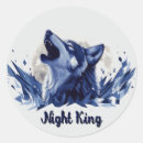 Recherche de lune loup autocollants Hurler