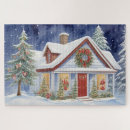 Recherche de peinture de noël puzzles Hiver