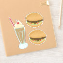 Suche nach milchshake aufkleber Vintag