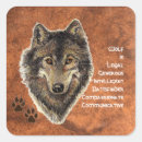 Recherche de totem animal autocollants Loup